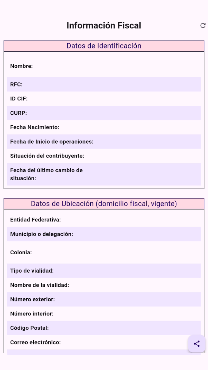 Tax Certificate Scanner Screenshot