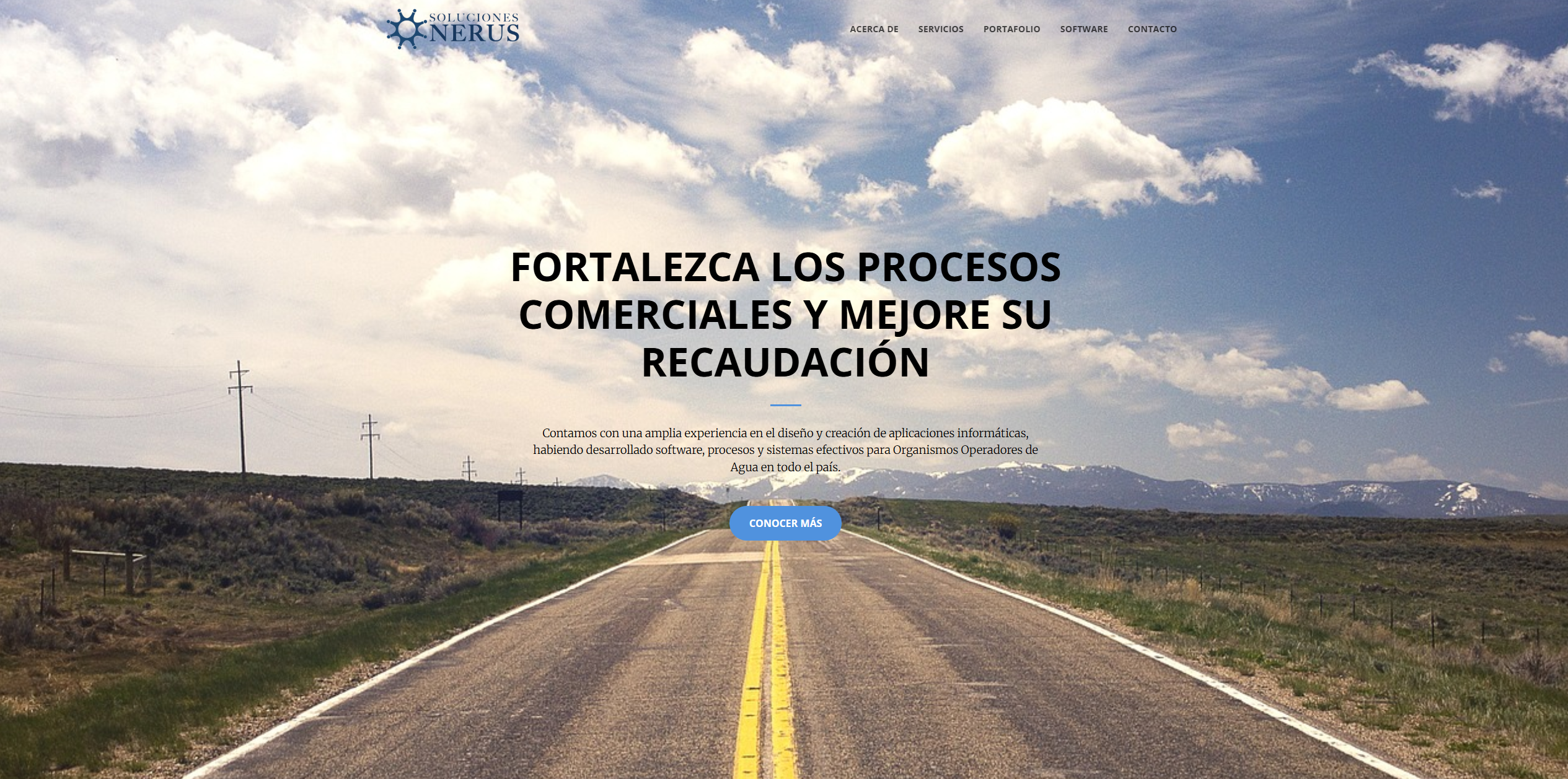 Arquos Landing Page Screenshot